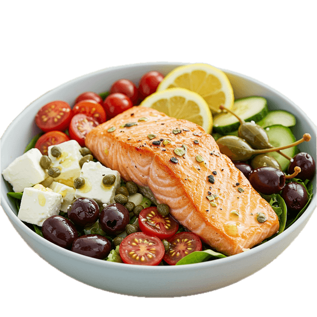 Mediterranean Salmon Bowl
